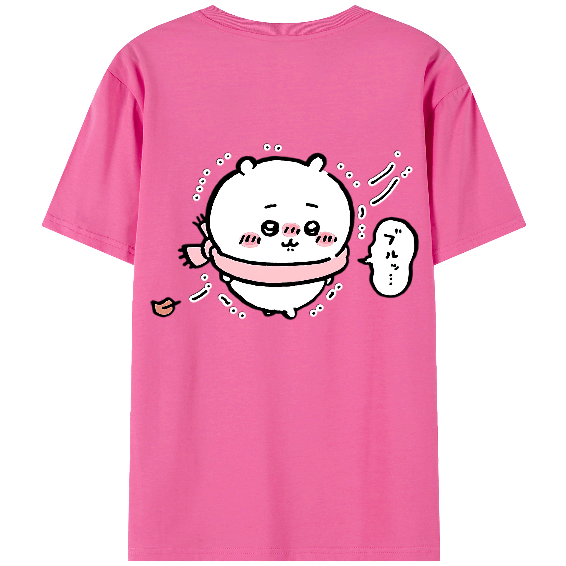 （画像用） ちいかわ ちいかわ Chii-kawa chiikawa レディース半袖Tシャツ(バックプリント)